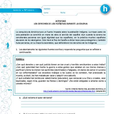 Los derechos de los indígenas durante la colonia Los derechos de los indígenas durante la colonia