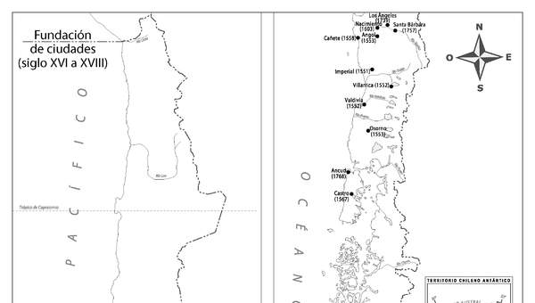 Fundación de ciudades (siglo XVI a XVIII) Fundación de ciudades (siglo XVI a XVIII)