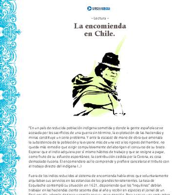 La encomienda en Chile La encomienda en Chile