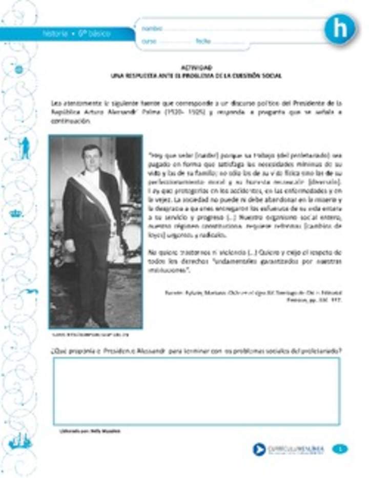 Una respuesta ante el problema de la cuestión social Una respuesta ante el problema de la cuestión social