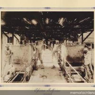 Trabajo en una salitrera Trabajo en una salitrera