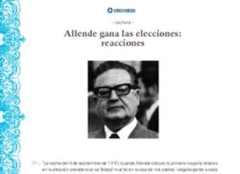 Allende gana las elecciones: reacciones Allende gana las elecciones: reacciones