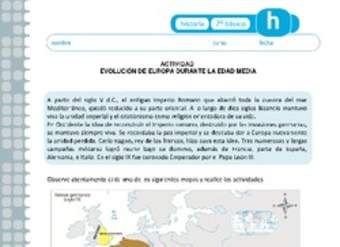 Evolución de Europa durante la Edad Media Evolución de Europa durante la Edad Media