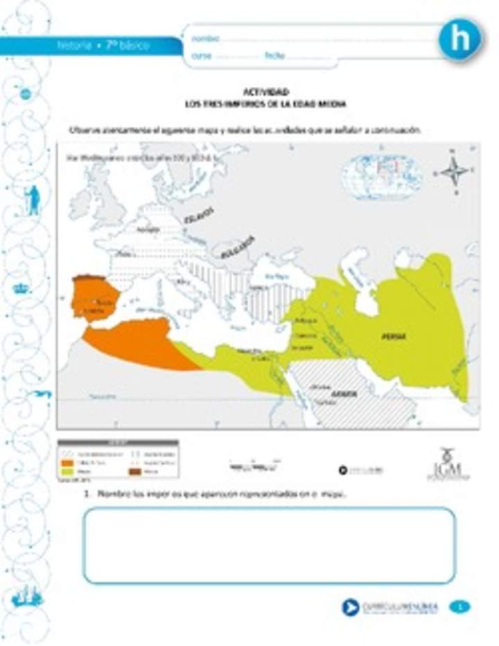 Los tres imperios de la Edad Media Los tres imperios de la Edad Media