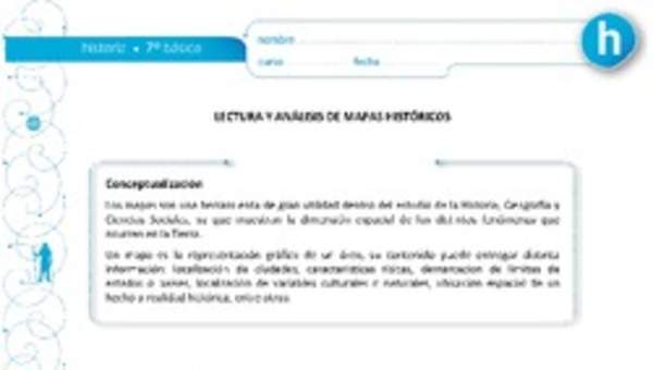 Lectura y análisis de mapas históricos Lectura y análisis de mapas históricos