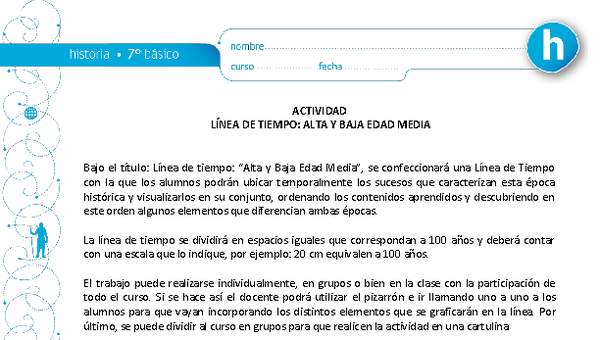Línea de tiempo: Alta y Baja Edad Media Línea de tiempo: Alta y Baja Edad Media