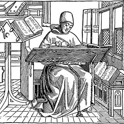 Monje copista Monje copista