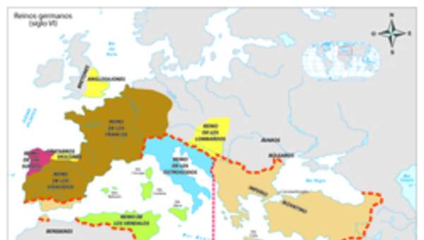 Reinos Germanos (siglo VI) Reinos Germanos (siglo VI)