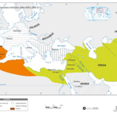 Mar Mediterráneo entre los año 600 y 800 d.C Mar Mediterráneo entre los año 600 y 800 d.C