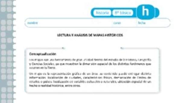 Lectura y análisis de mapas históricos Lectura y análisis de mapas históricos