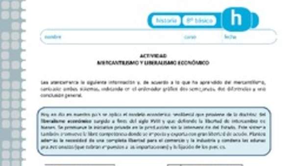 Mercantilismo y Liberalismo económico Mercantilismo y Liberalismo económico