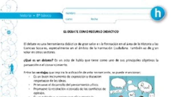 El debate como recurso didáctico El debate como recurso didáctico