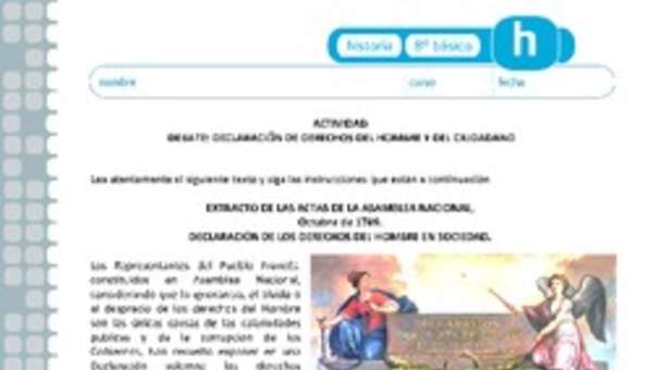 Debate: Declaración de los derechos de los ciudadanos Debate: Declaración de los derechos de los ciudadanos