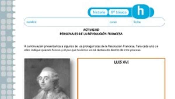Personajes de la Revolución Francesa Personajes de la Revolución Francesa