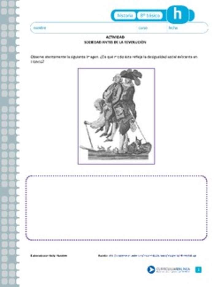 Sociedad antes de la Revolución Francesa Sociedad antes de la Revolución Francesa