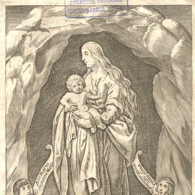 Mapuche orando a la Virgen María Mapuche orando a la Virgen María