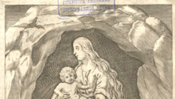 Mapuche orando a la Virgen María Mapuche orando a la Virgen María