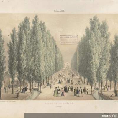 Paseo de la Cañada (actual Alameda) Paseo de la Cañada (actual Alameda)