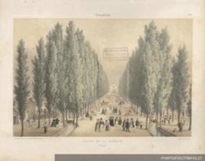 Paseo de la Cañada (actual Alameda) Paseo de la Cañada (actual Alameda)