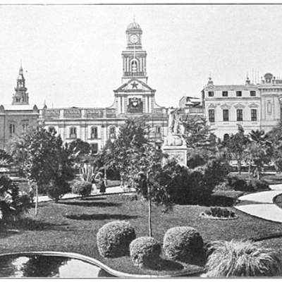 Plaza de Armas en 1906 Plaza de Armas en 1906