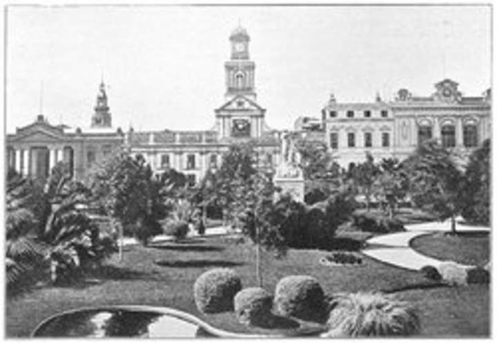 Plaza de Armas en 1906 Plaza de Armas en 1906