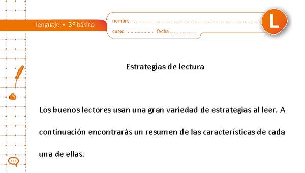 Estrategias de lectura Estrategias de lectura