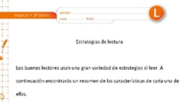 Estrategias de lectura Estrategias de lectura