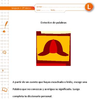 Detective de palabras Detective de palabras