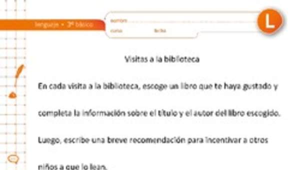 Visitas a la biblioteca Visitas a la biblioteca