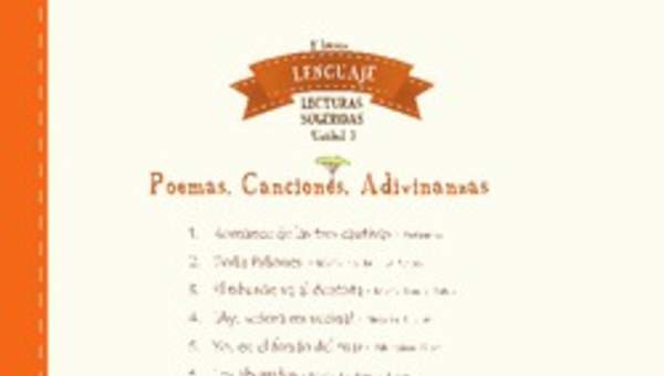 Lecturas sugeridas para la unidad 3: poemas, canciones y adivinanzas Lecturas sugeridas para la unidad 3: poemas, canciones y adivinanzas