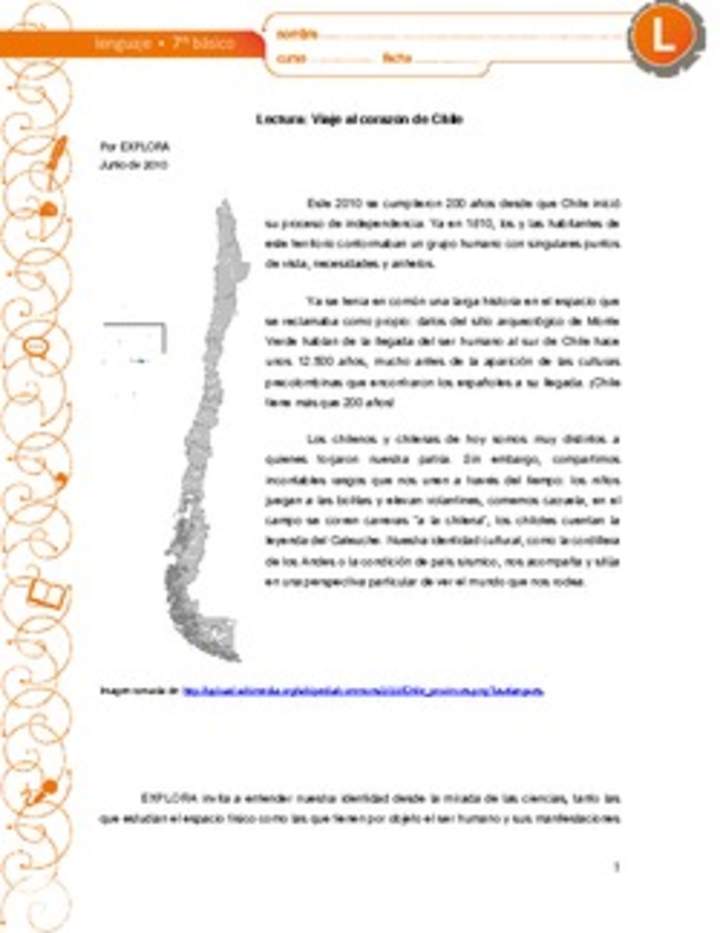 Viaje al corazón de Chile Viaje al corazón de Chile