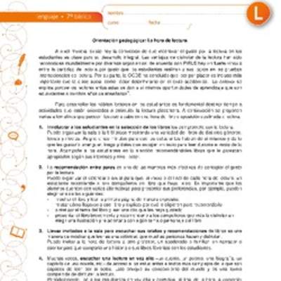 La hora de la lectura La hora de la lectura