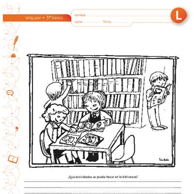 Actividades en biblioteca Actividades en biblioteca