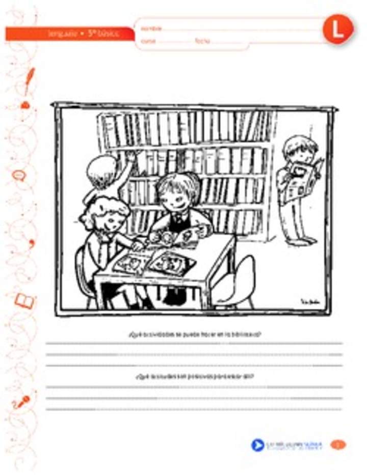 Actividades en biblioteca Actividades en biblioteca