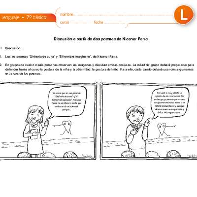 Discusión sobre dos poemas de Nicanor Parra Discusión sobre dos poemas de Nicanor Parra