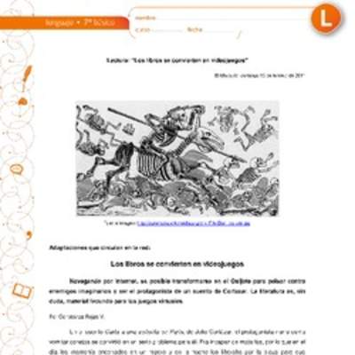 Los libros se convierten en videojuegos Los libros se convierten en videojuegos