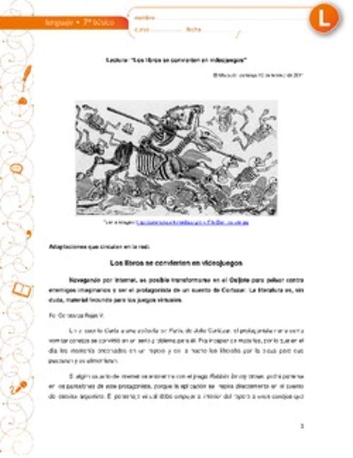 Los libros se convierten en videojuegos Los libros se convierten en videojuegos