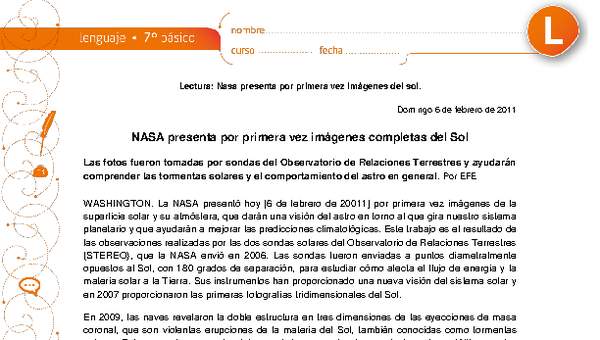NASA presenta por primera vez imágenes completas del Sol NASA presenta por primera vez imágenes completas del Sol