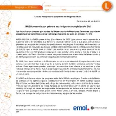 NASA presenta por primera vez imágenes completas del Sol NASA presenta por primera vez imágenes completas del Sol