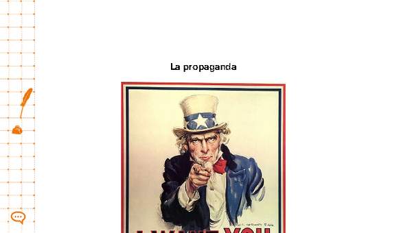 La propaganda La propaganda