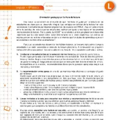 La hora de la lectura La hora de la lectura