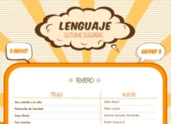 Lecturas sugeridas para la tercera unidad: teatro Lecturas sugeridas para la tercera unidad: teatro