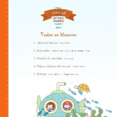 Textos no literarios sugeridos para la tercera unidad Textos no literarios sugeridos para la tercera unidad