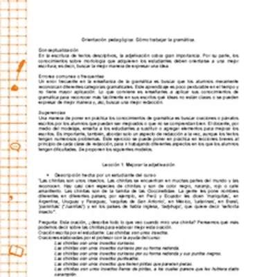 Cómo trabajar la gramática Cómo trabajar la gramática