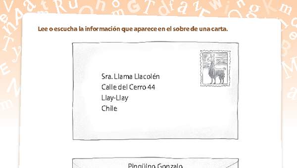 Extraer información textual carta Extraer información textual carta