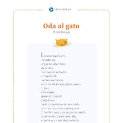Oda al gato Oda al gato