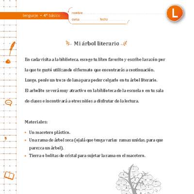 Árbol literario Árbol literario
