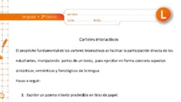 Carteles interactivos Carteles interactivos