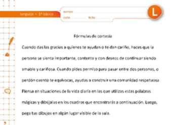 Formulas de cortesía