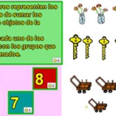 Contar o sumar elementos pictóricamente Contar o sumar elementos pictóricamente